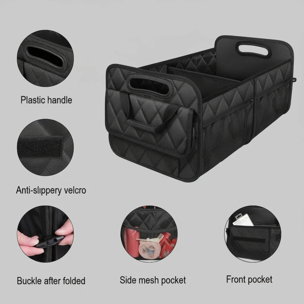 Car Trunk Waterproof Organizer – 50L